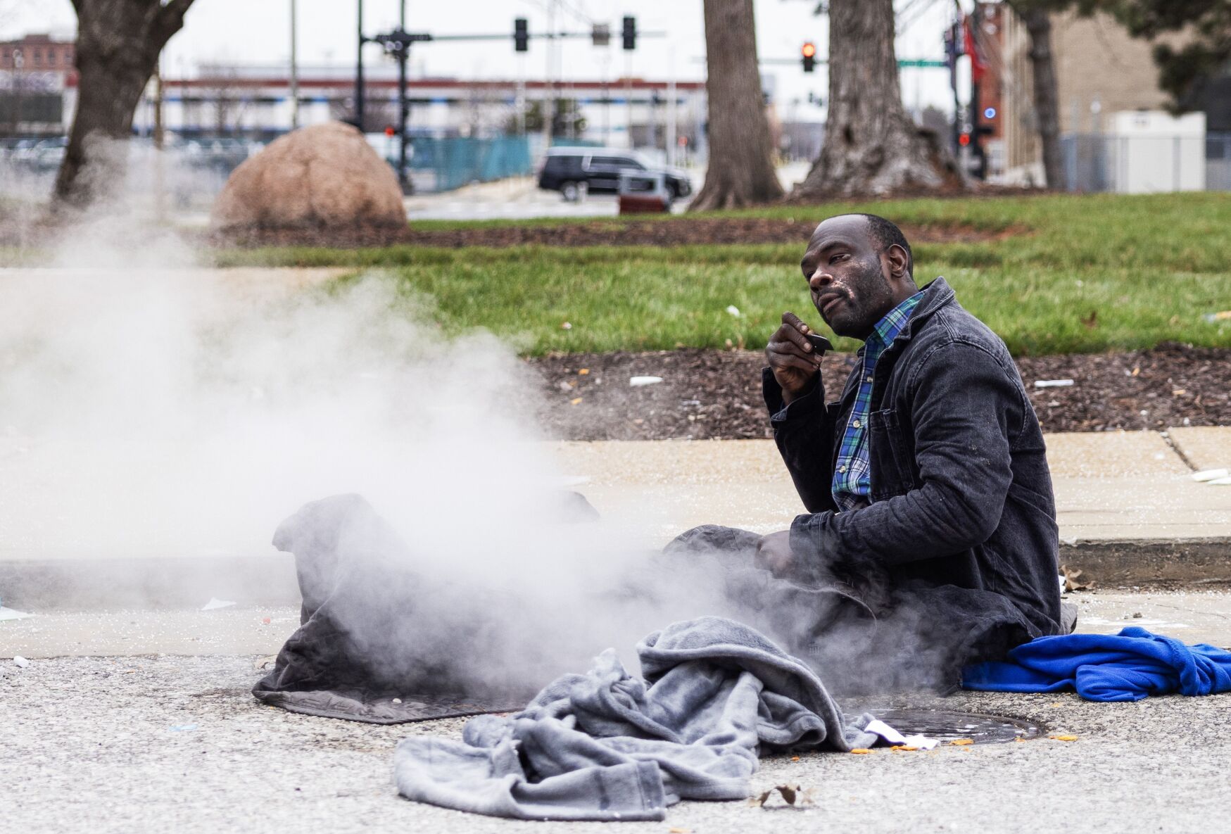 Unhoused residents brace for winter storm